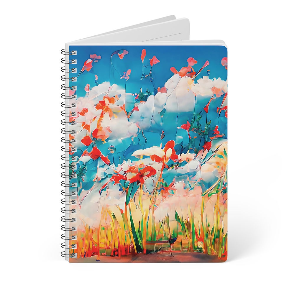 Thumbnail: Earth Angels Collection x Magic Peter Art Wirobound Softcover Notebook, A5