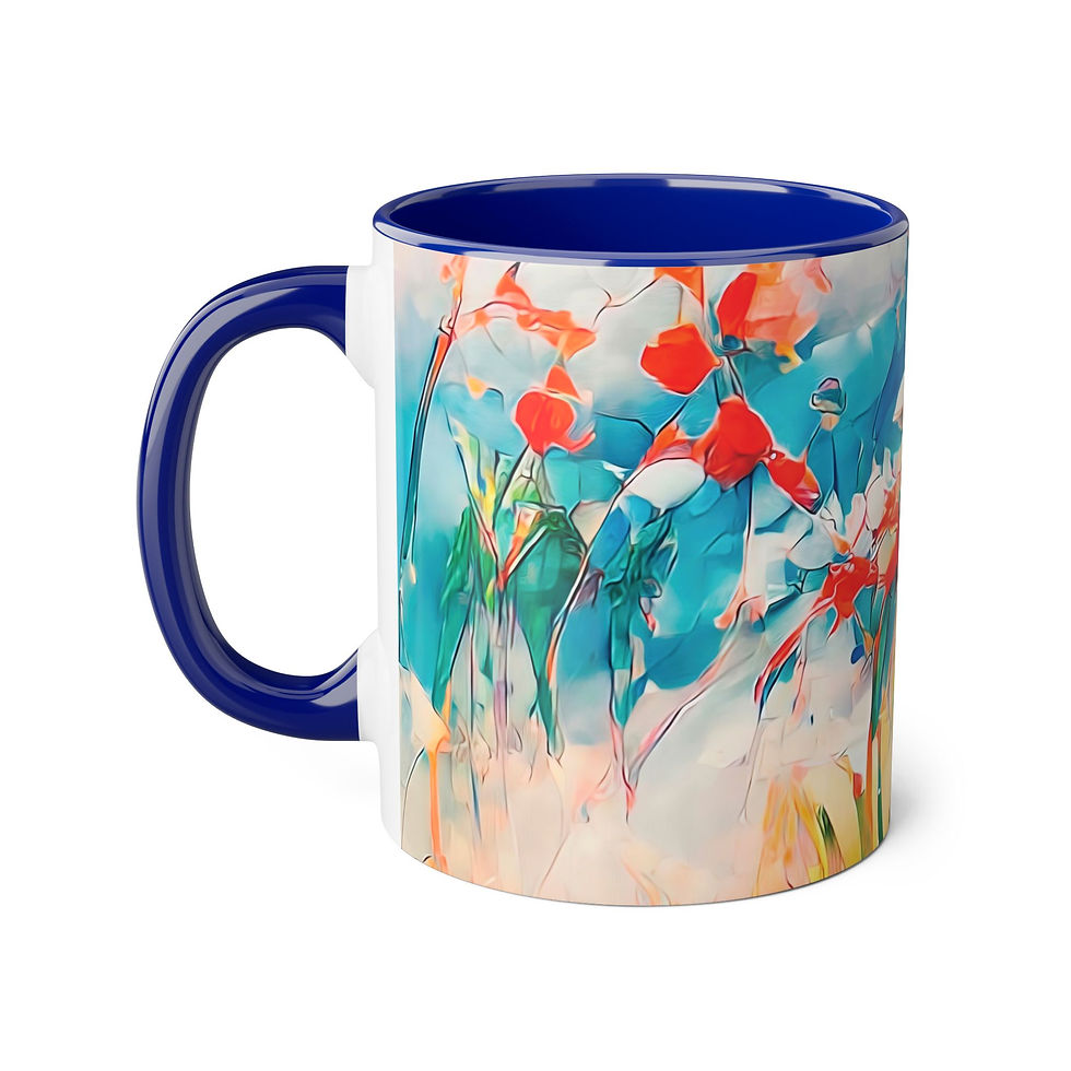 Thumbnail: Earth Angels Collection x Maciek Peter Kozlowski Art Accent Mugs, 11oz
