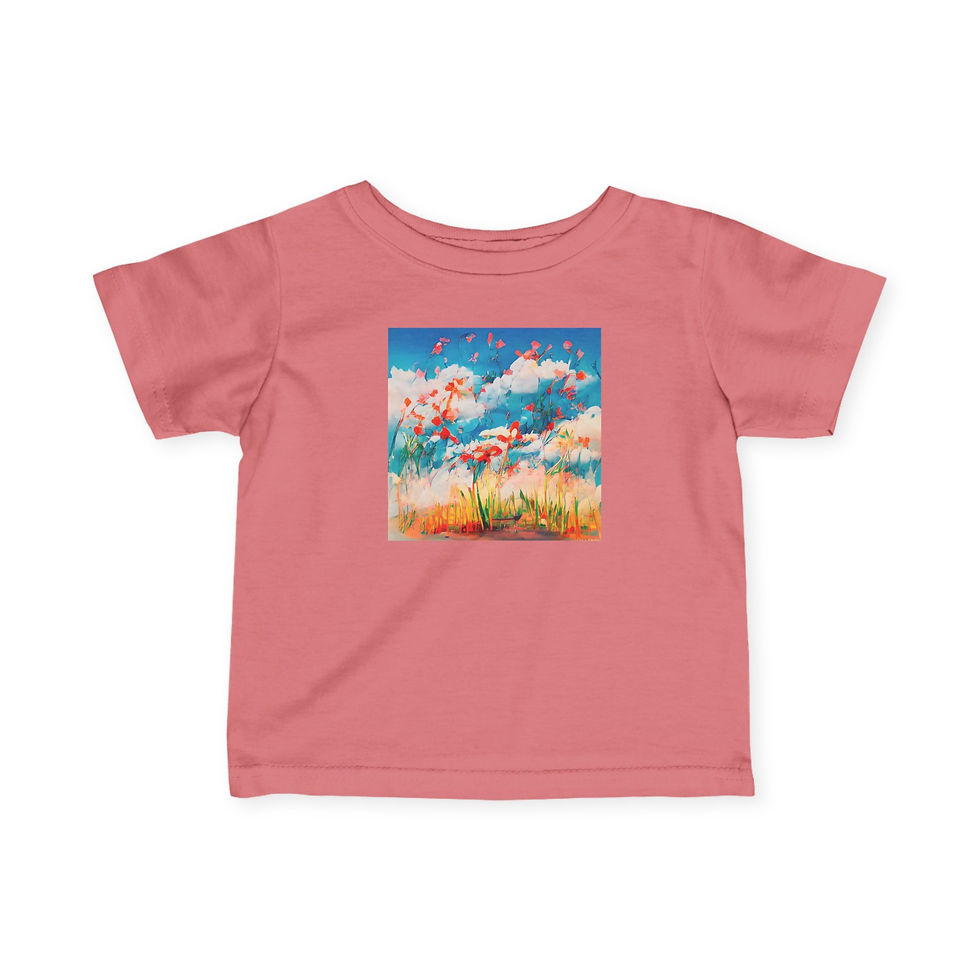 Thumbnail: Earth Angels Collection x Maciek Peter Kozlowski Art Infant Fine Jersey Tee