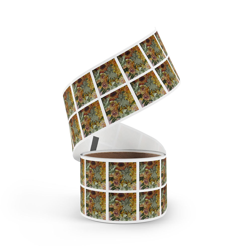 Thumbnail: Earth Angels Collection History 03 Square Sticker Label Rolls