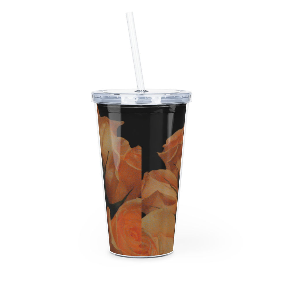 Thumbnail: Earth Angels Collection History 02 Plastic Tumbler with Straw