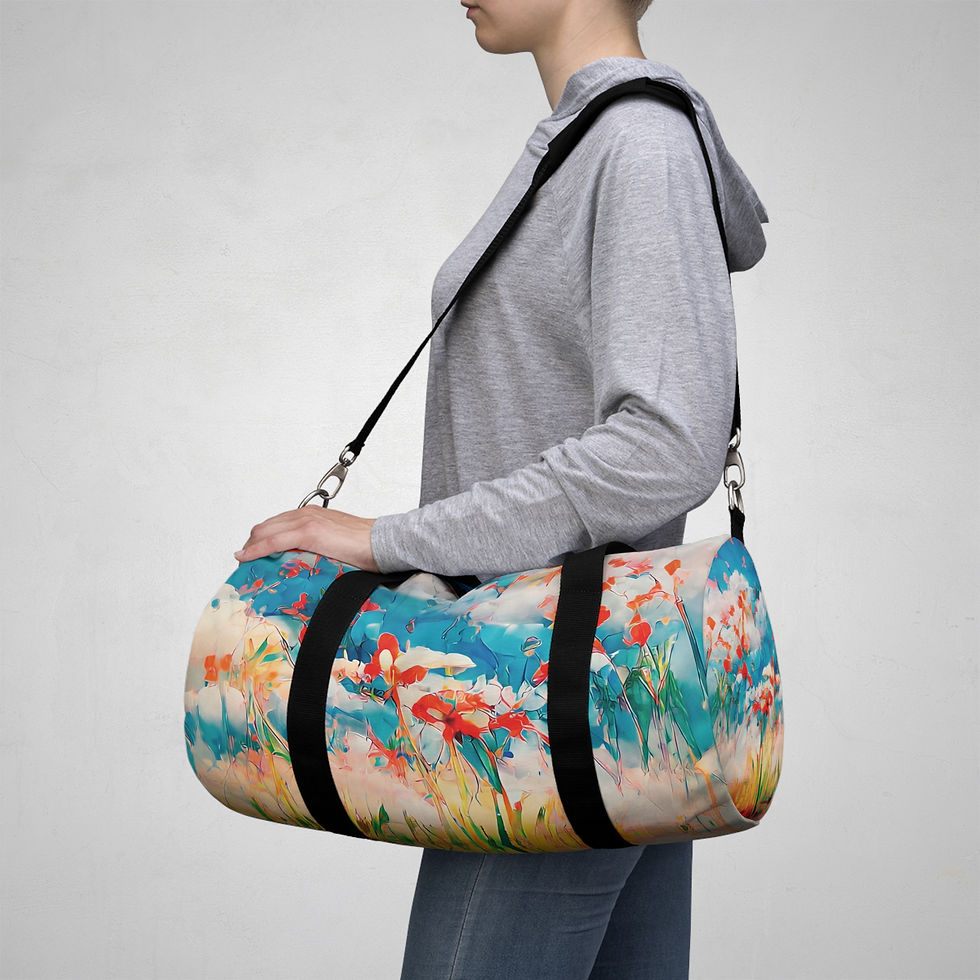 Thumbnail: Earth Angels Collection x Maciek Peter Kozlowski Art Duffel Bag