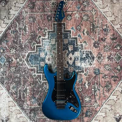 Thumbnail: 1980s Kramer Focus 3000 Candy Blue Metallic Vintage MIJ Made In Japan