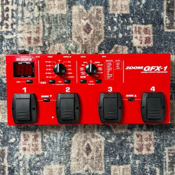 Zoom GFX1 Guitar Effects Processor Multi Effect Pedal!