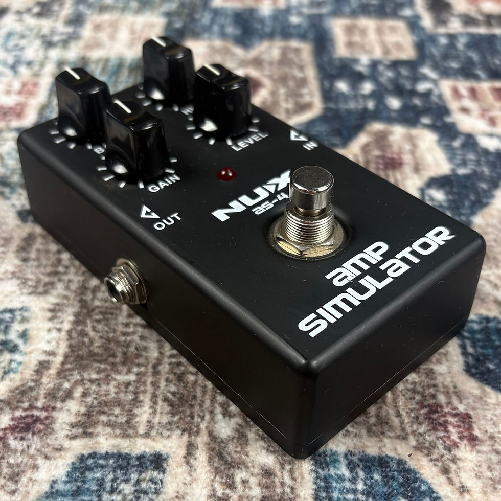 Thumbnail: Nux AS4 Amp Simulator Guitar Effect Pedal!