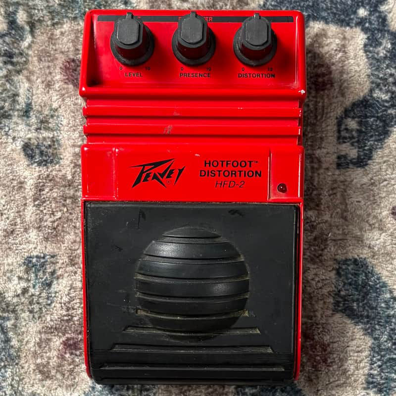 1980s Peavey HFD2 Hotfoot Distortion Vintage Made In USA Guitar Effect Pedal!