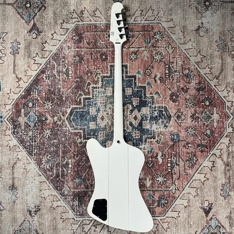 Thumbnail: 2017 Epiphone Thunderbird Classic IV Pro Alpine White Neck Thru Bass W/ Hardshel