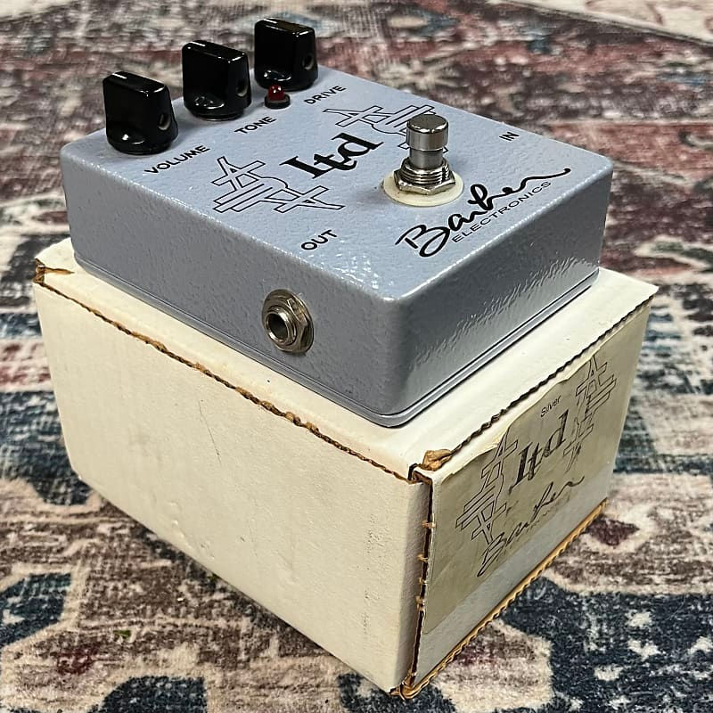 Barber Electronics LTD Silver Guitar Effects Pedal With Box! R98 image 1 Barber