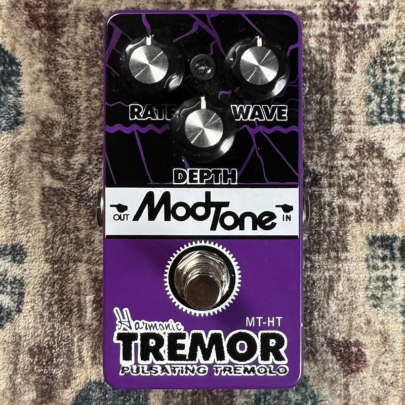 Mod Tone Harmonic Tremor Pulsating Tremolo MT-HT Guitar Effect Pedal! image 1 M
