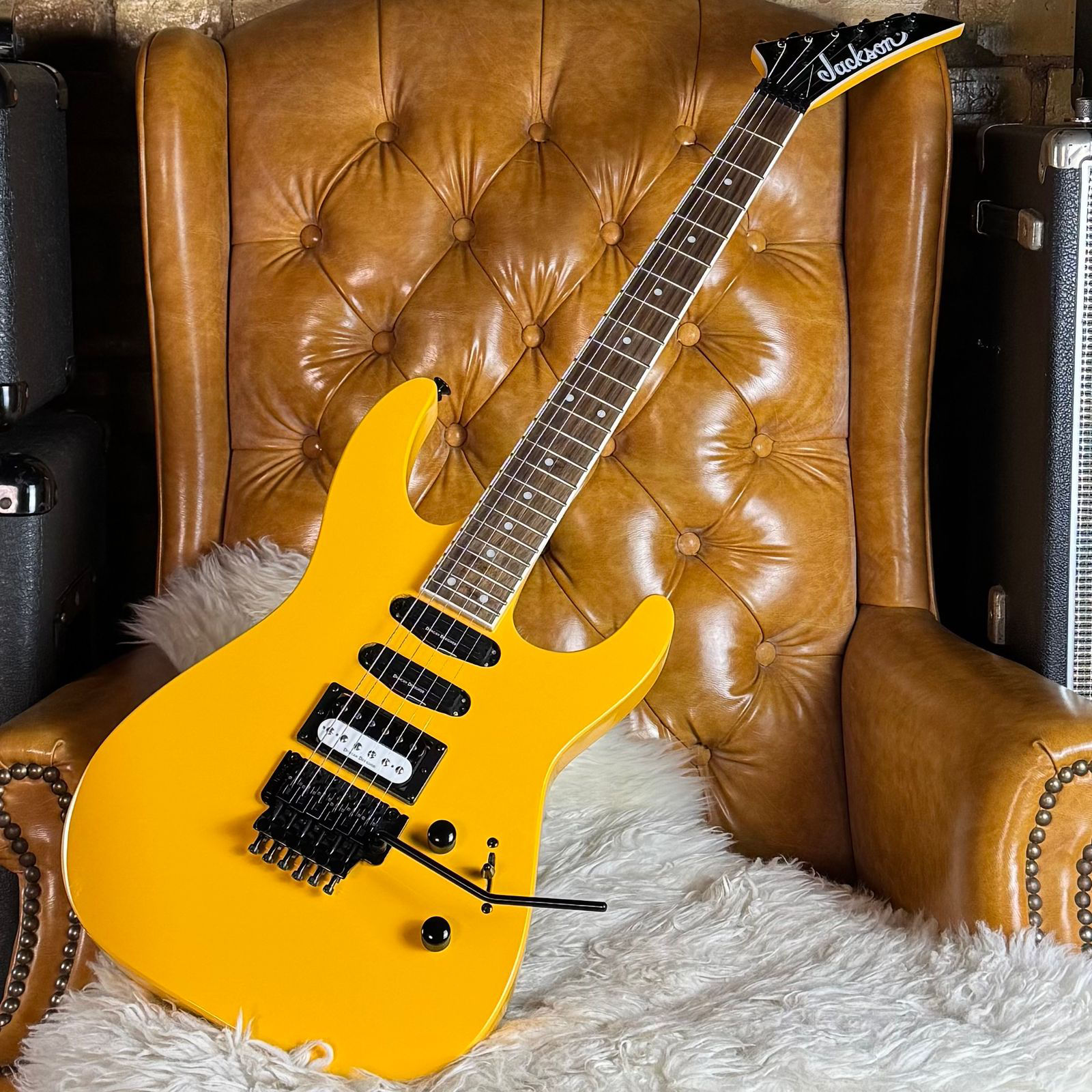 2020 Jackson SL1X Soloist X Series Taxi Cab Yellow Electric Guitar!