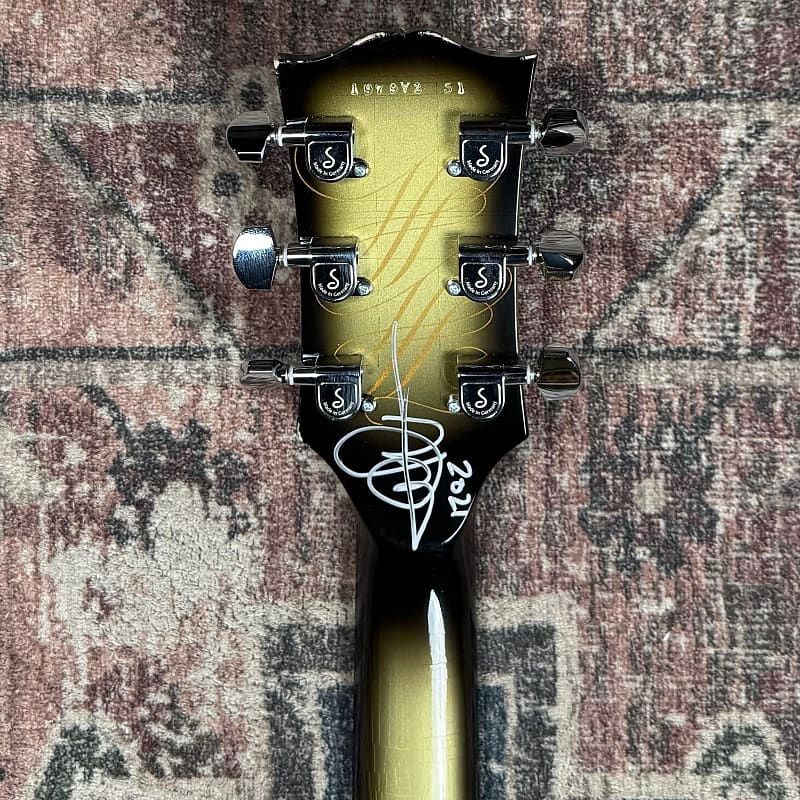 Thumbnail: 2021 Gibson Adam Jones Signature 1979 Silverburst Les Paul V2 Aged Signed Electr