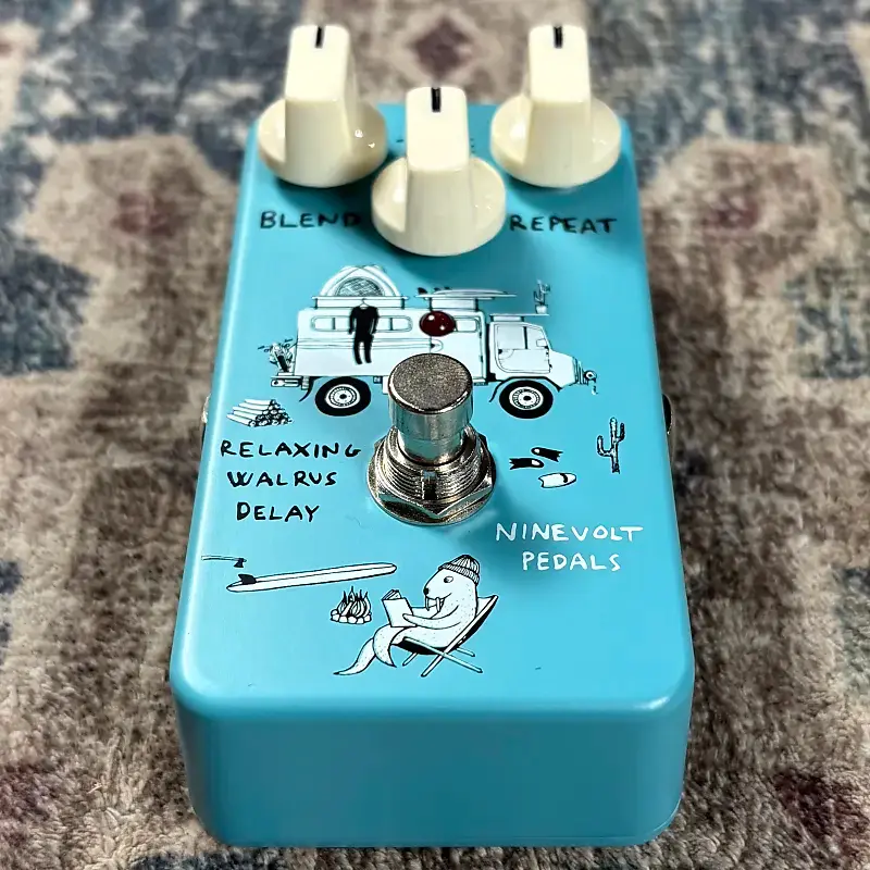 Thumbnail: Ninevolt Pedals Relaxing Walrus Delay Guitar Effect Pedal w/ Box! R