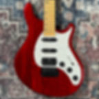 Thumbnail: 1997 Washburn BT9 Maverick Series Vintage Made In Korea Transparent Red HSS Elec