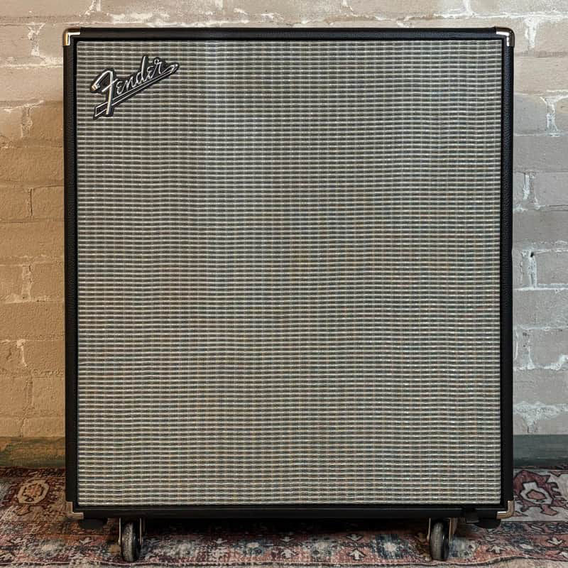 2017 Fender Rumble 410 500 Watt 4x10 8 Ohm Bass Guitar Speaker Cabinet W/ Cover!