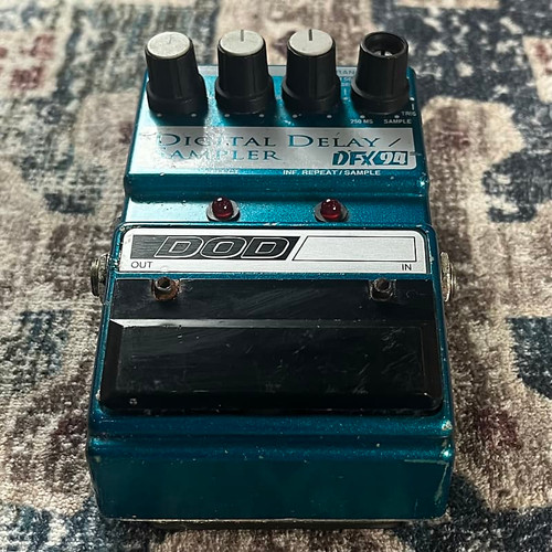 DOD Digital Delay / Sampler DFX94 Delay Guitar Effects Pedal! G187