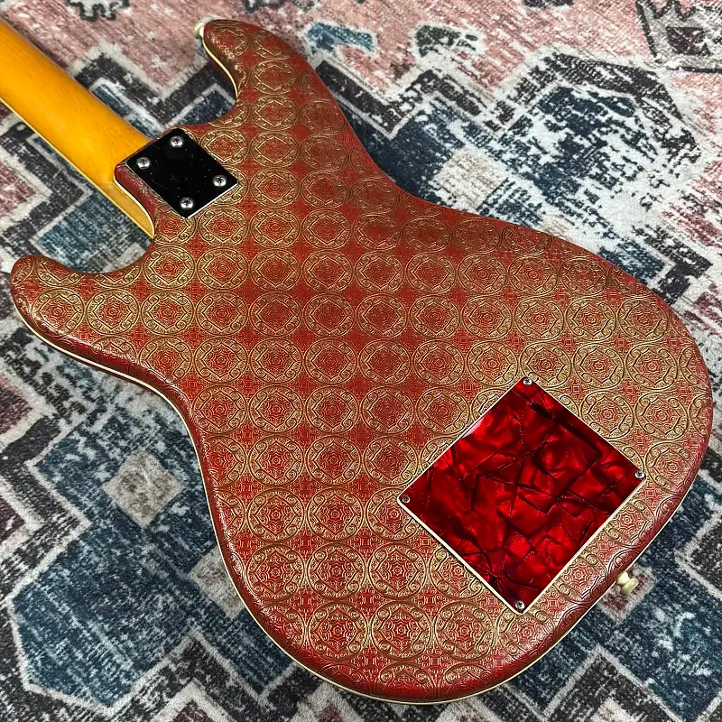 Thumbnail: 1963 Hofner 173 Vintage 3 Pickup Brokat Vinyl Made In Germany Electric Guitar W/
