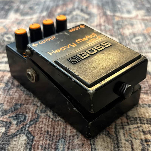 1980s Boss HM2 Heavy Metal Distortion Vintage Black Label MIJ Made