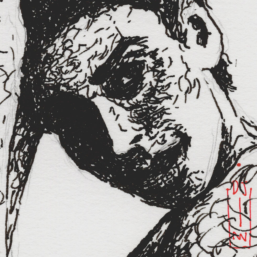 #030- «Modelo (en cuclillas)» (detalle)