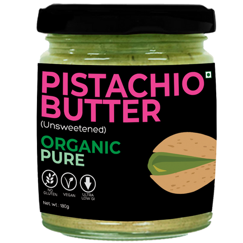 Velvety Organic Pistachio Butter (Unsweetened) 180g DAlive