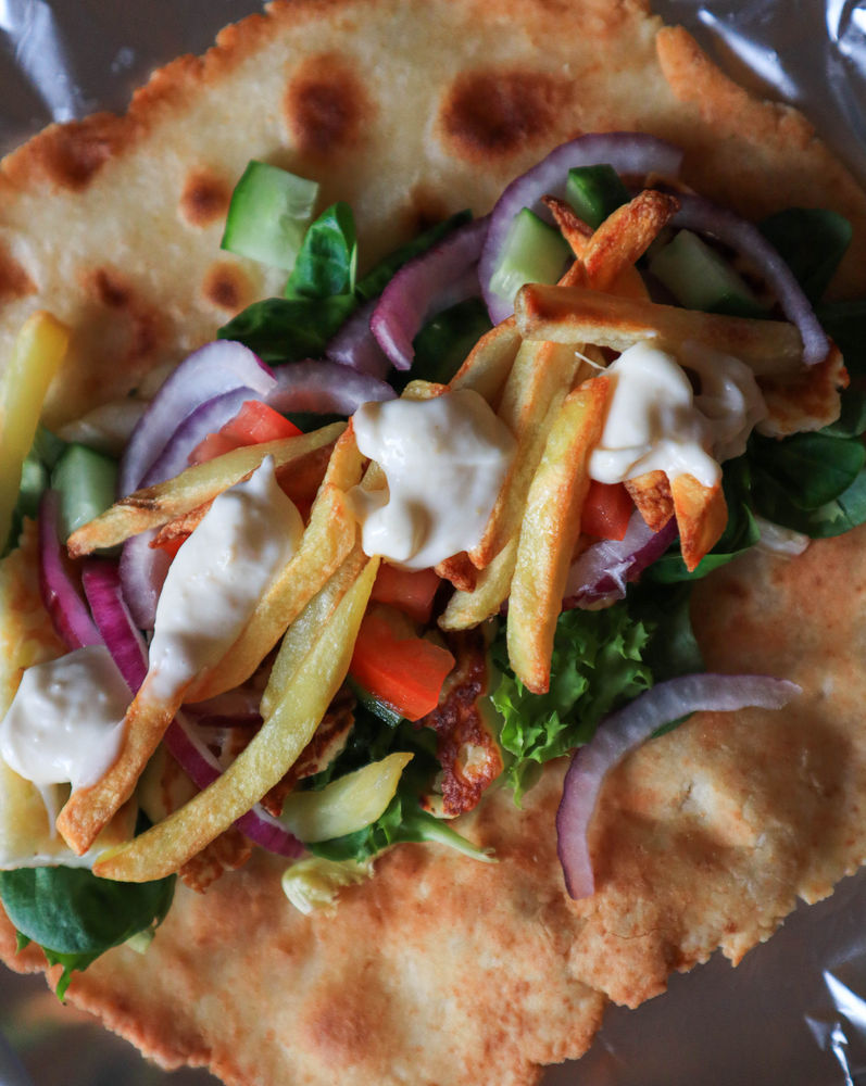 Gluten Free Halloumi Wraps