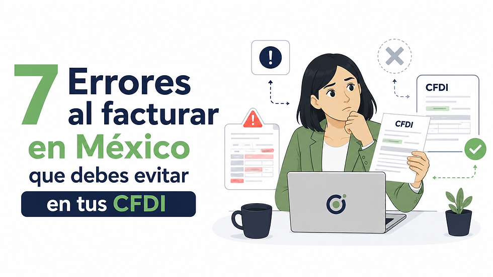 7 errores que debes evitar al facturar en México