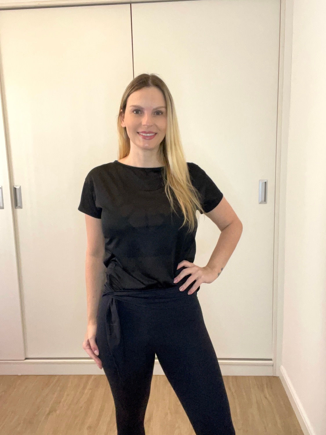 Legging lacinho