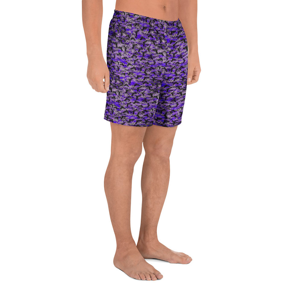 Thumbnail: Unisex G17 Digital Purple Camo Pistol Shorts