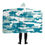 Thumbnail: Blue Camouflage Pattern Mosaic Style Plakat Hooded Blanket