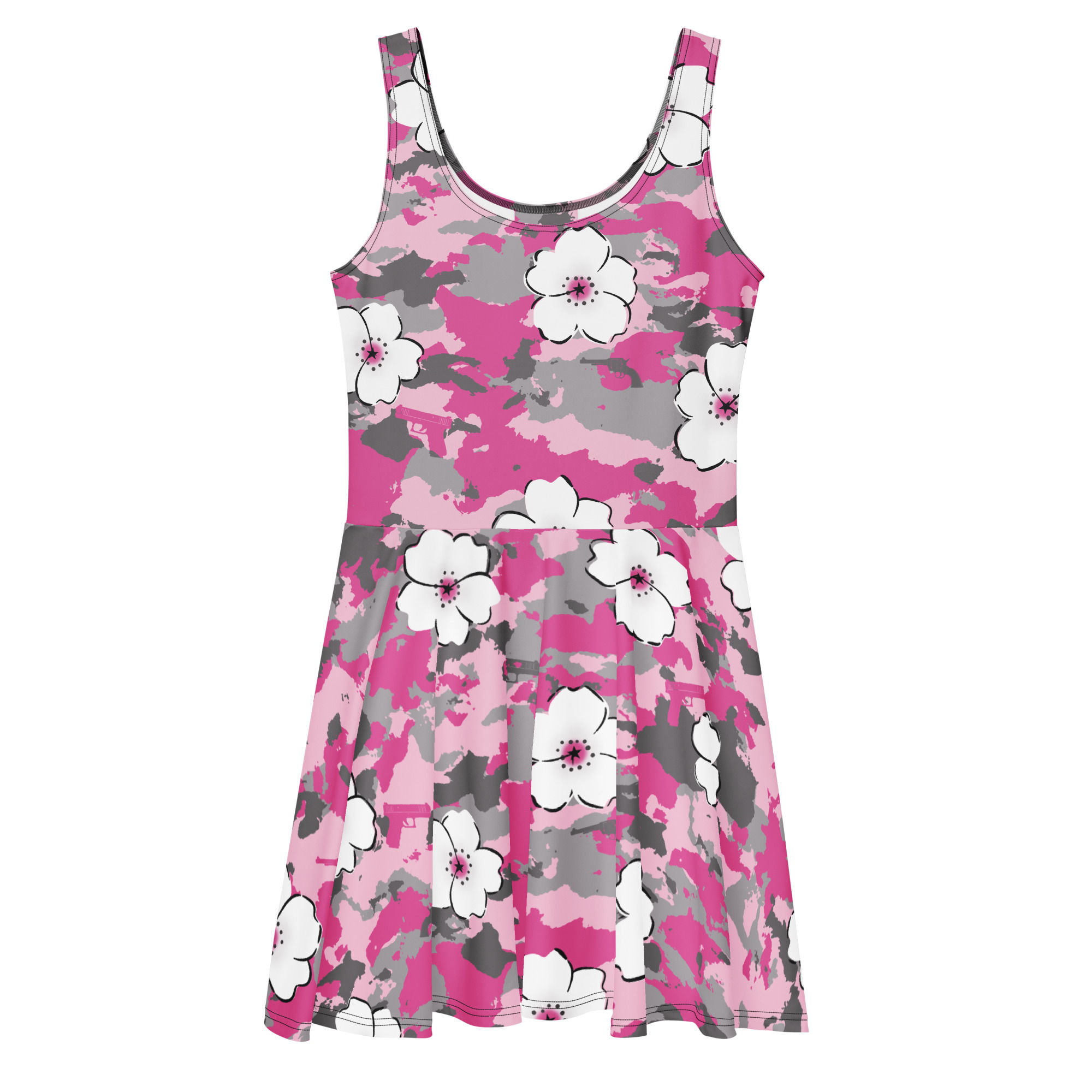 Blossom Camo Liberty Skater Dress