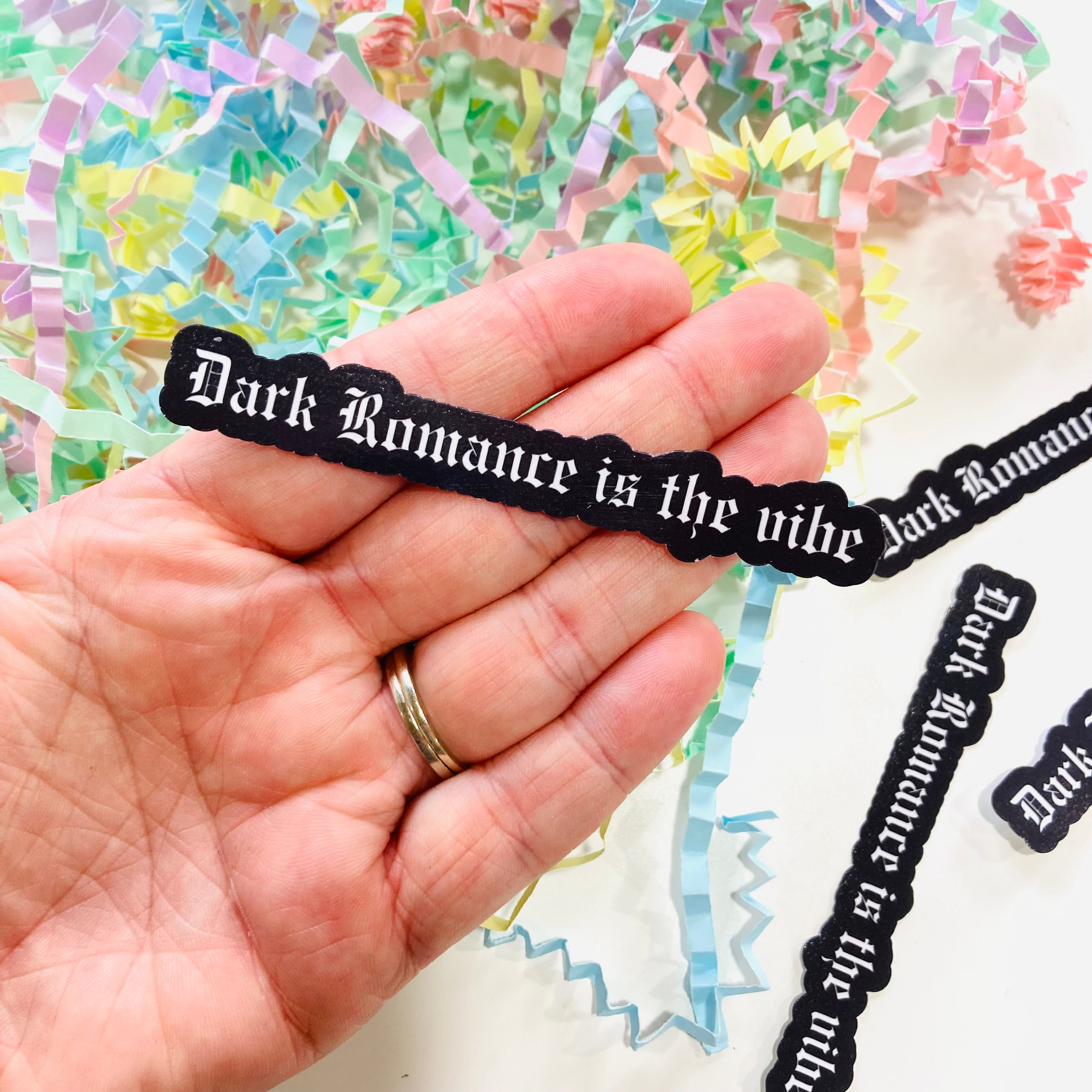 Dark Romance is the vibe sticker
