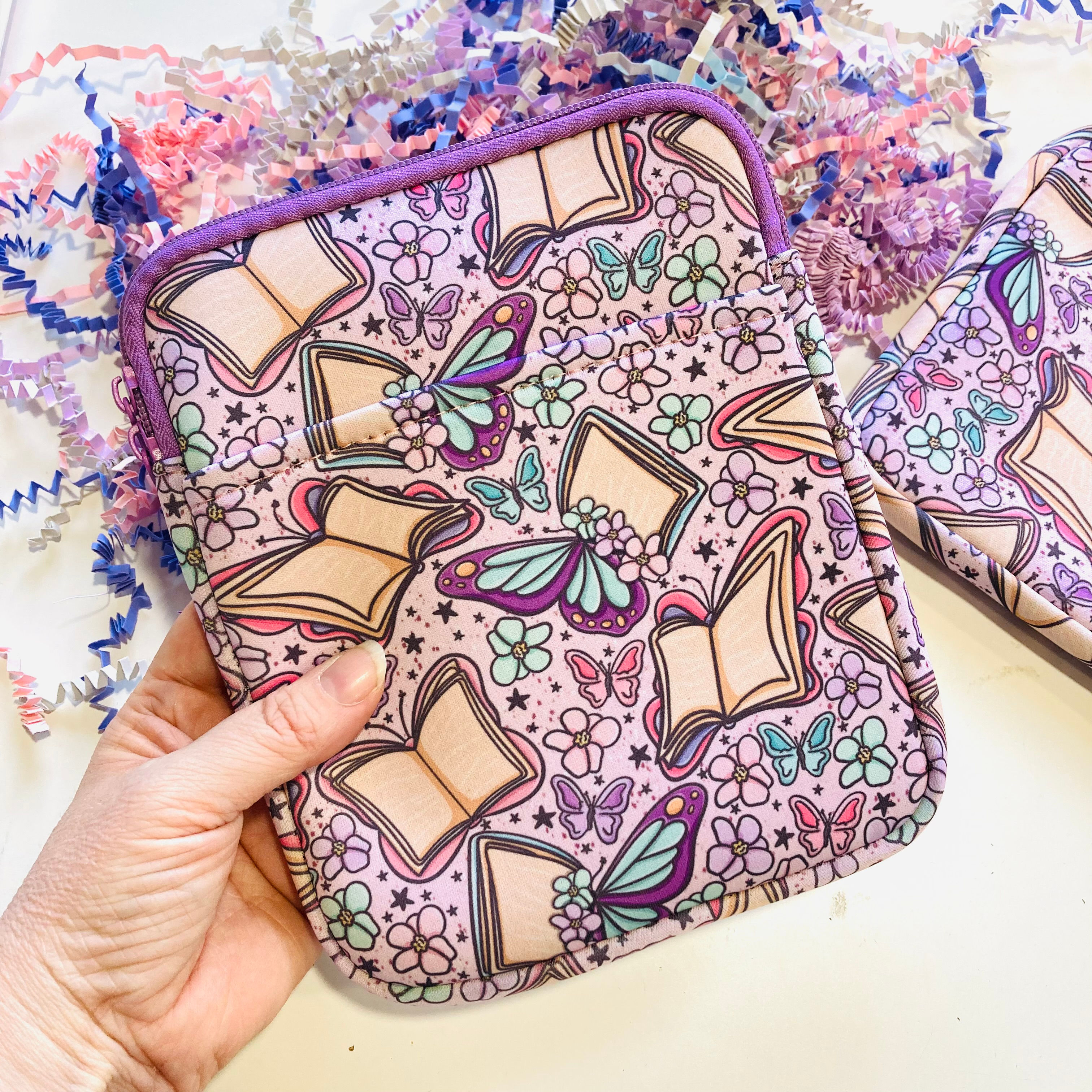 Butterfly Books E-reader Sleeve