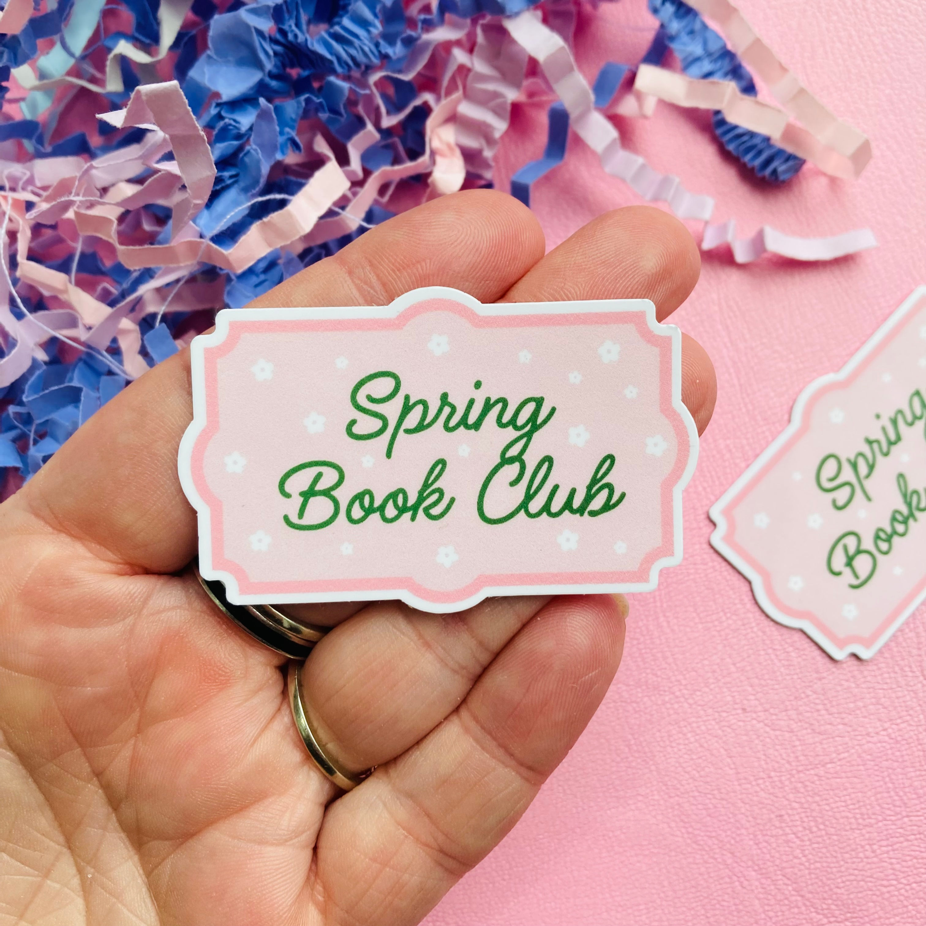 Spring book club Sticker