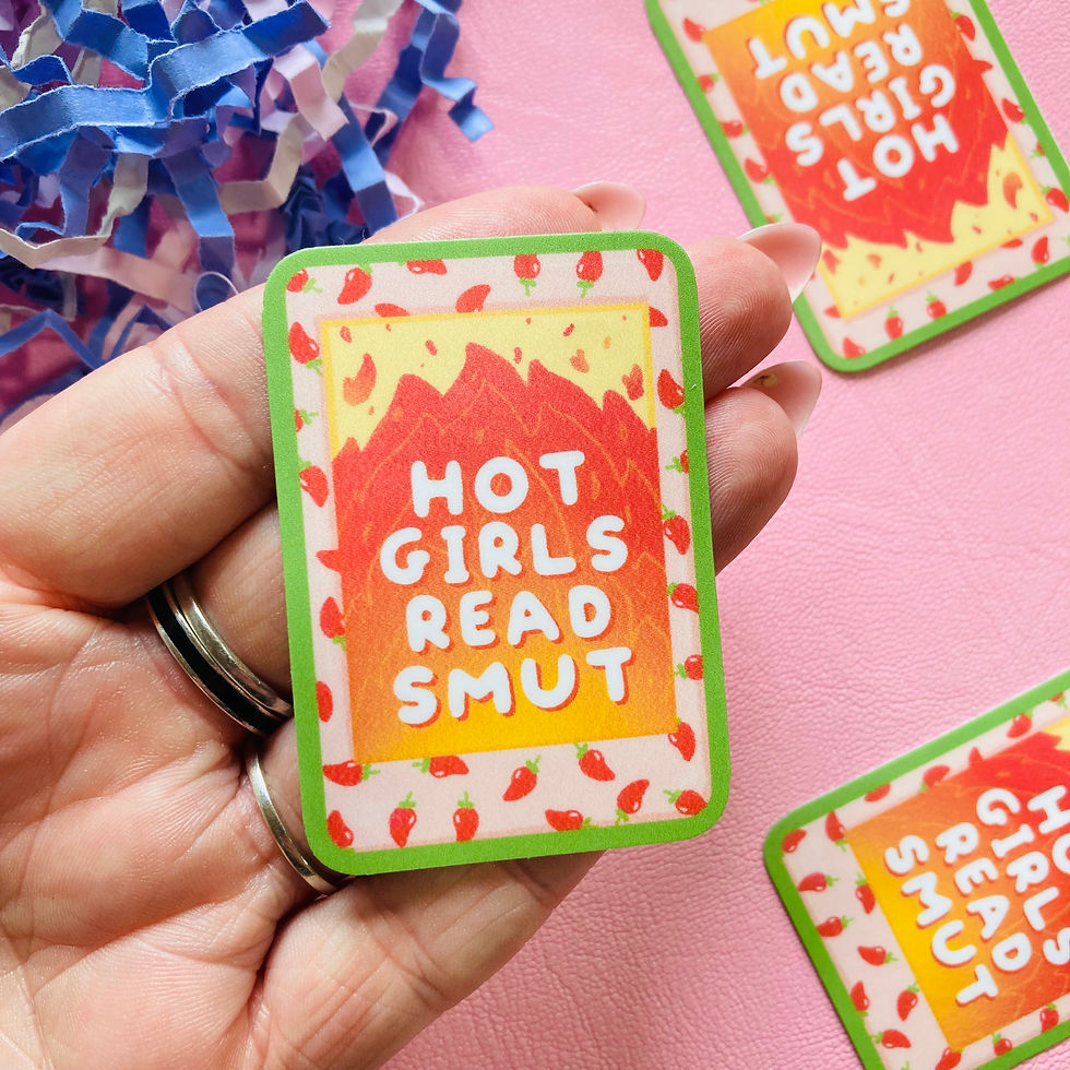 Thumbnail: Hot Girls Read Smut Kindle Sticker