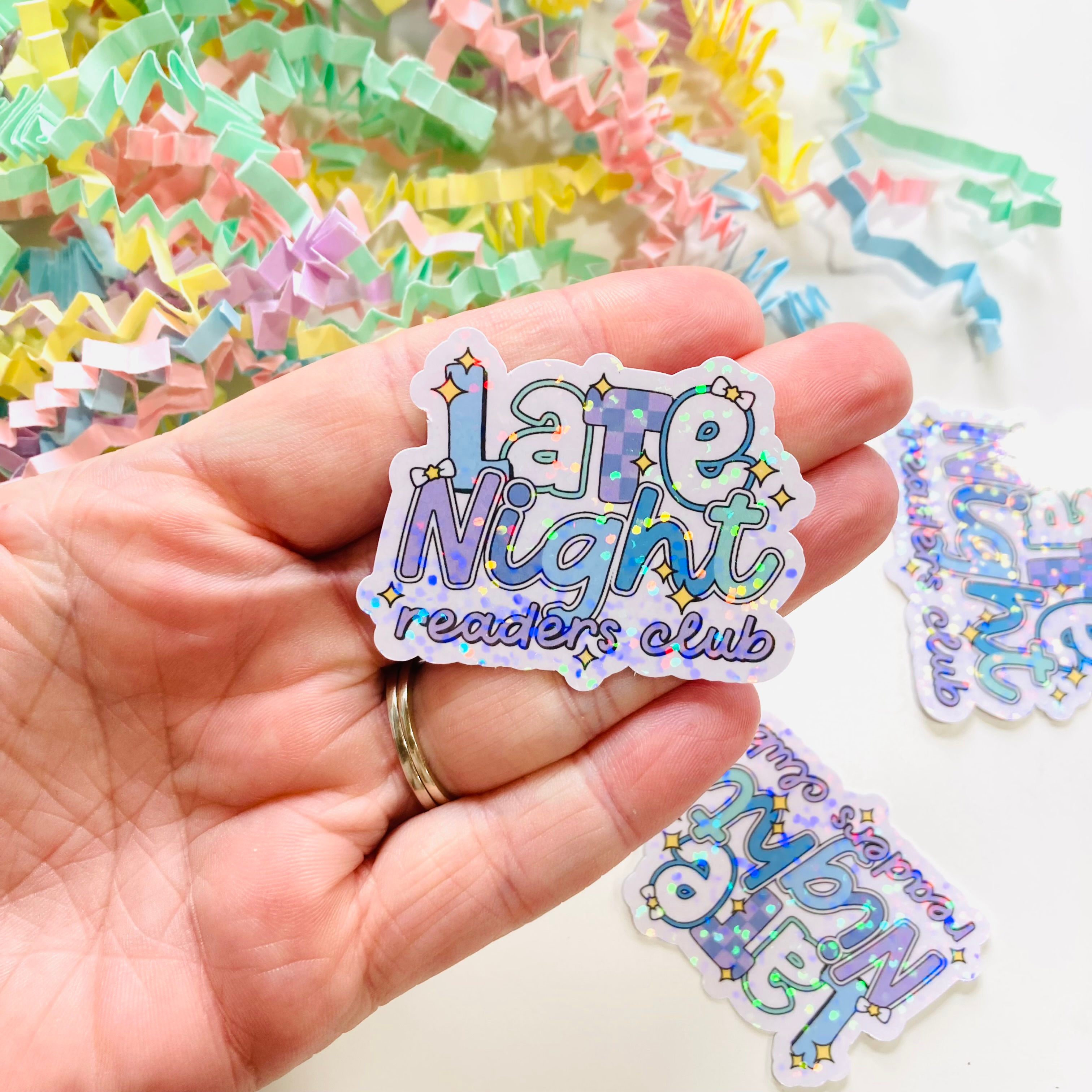 Late Night Readers Club Sticker