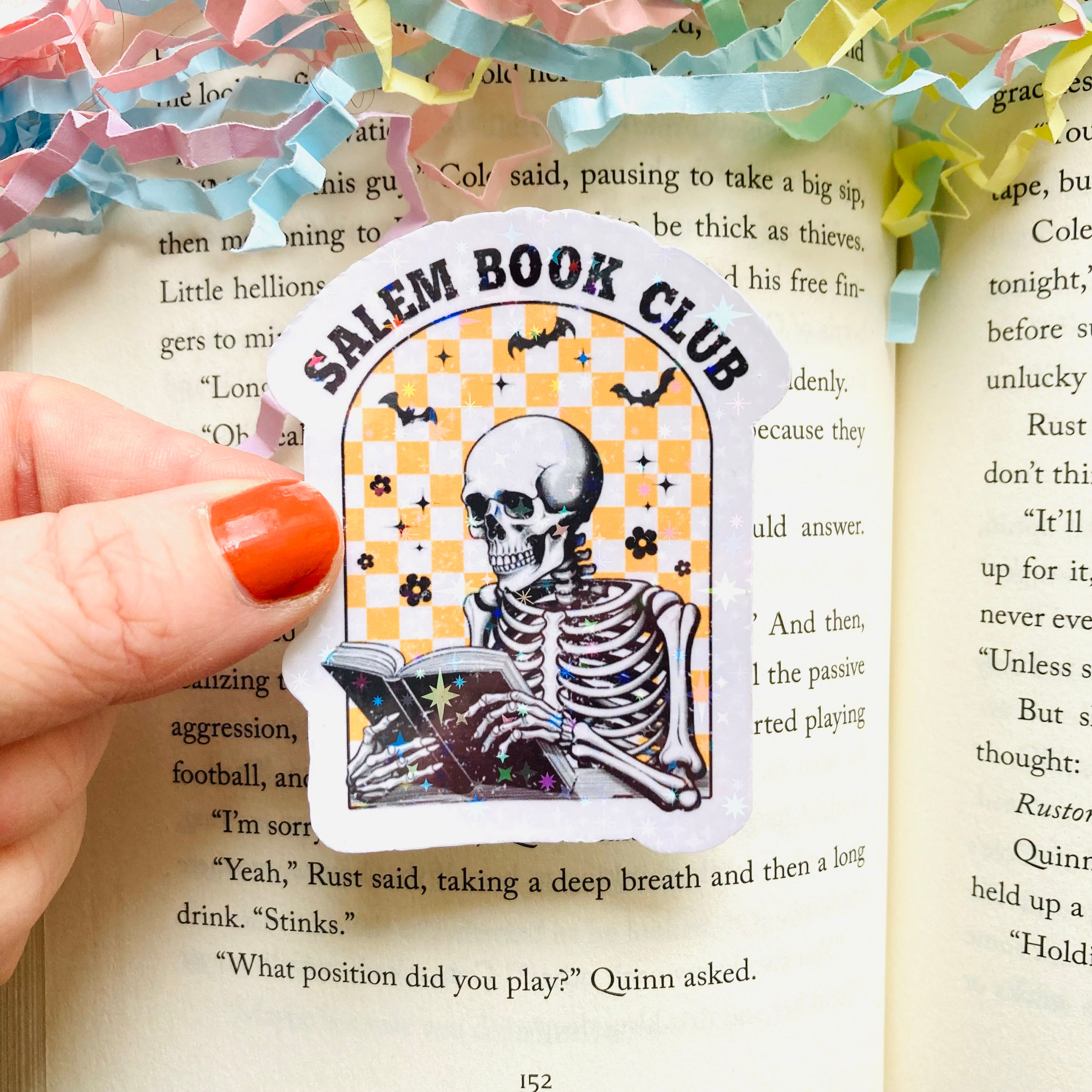 Salem Book club sticker