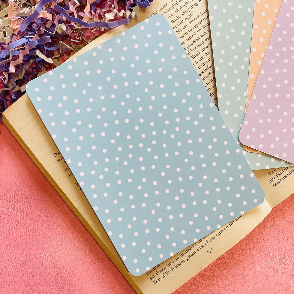 Thumbnail: Pastel Polka Dot E-reader insert