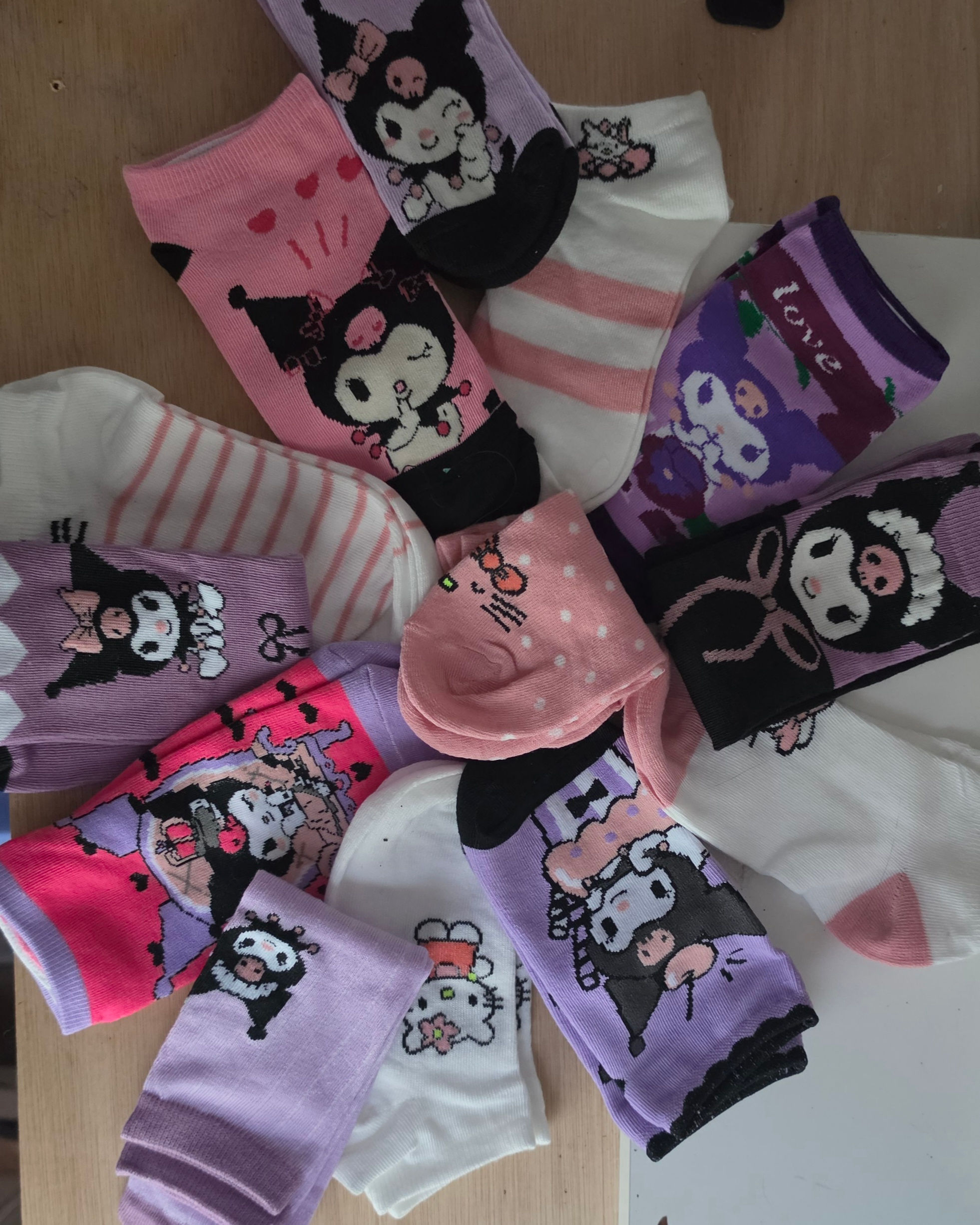 🎀 Sanrio Cute Socks 💖🧦