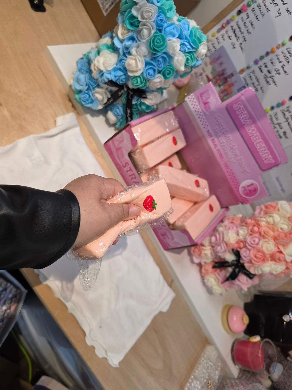 Thumbnail: 🍓 Strawberry Butter‑Shaped Squishy🍓 