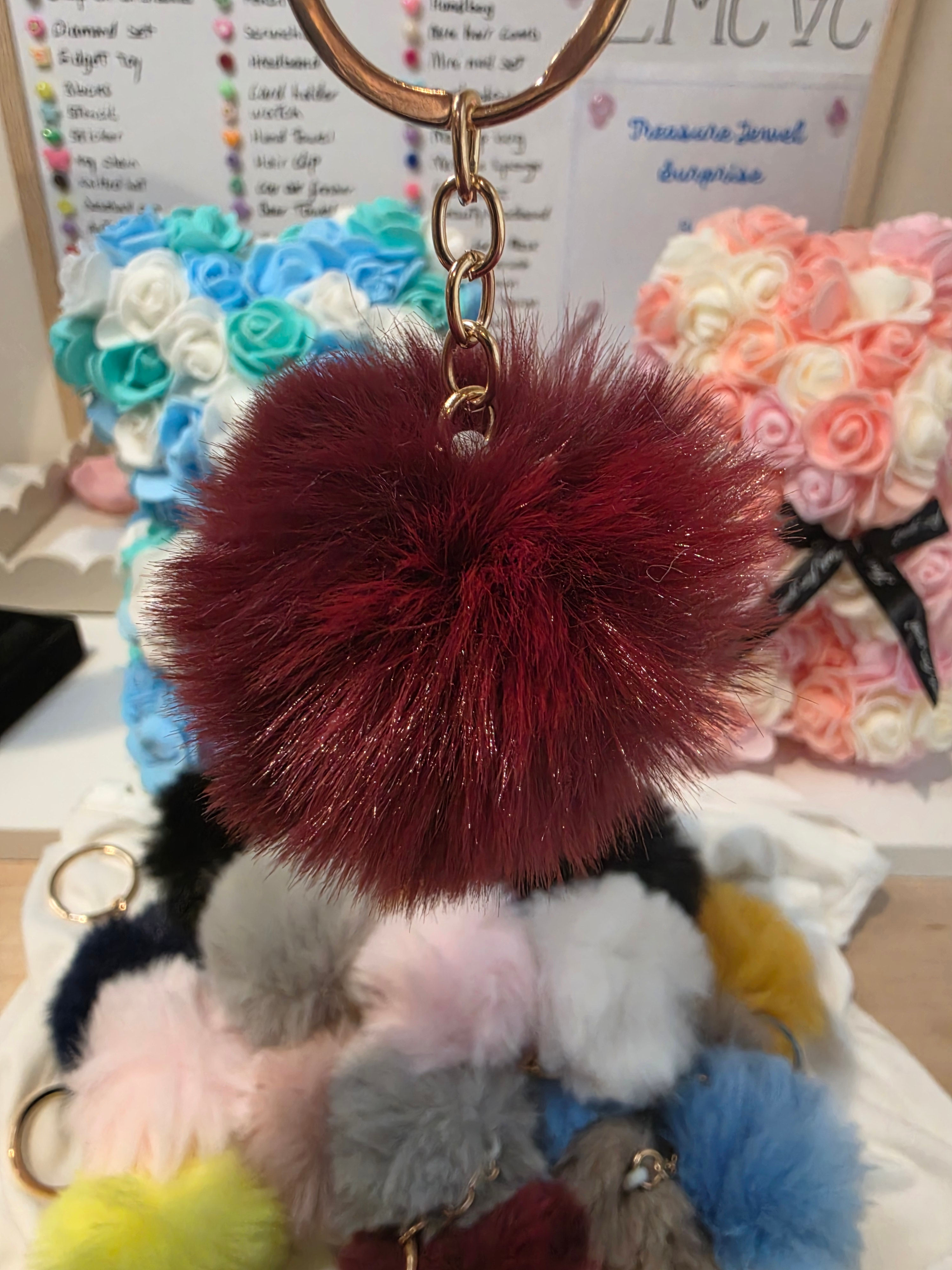 🎀 Fluffy Keychain 💖✨