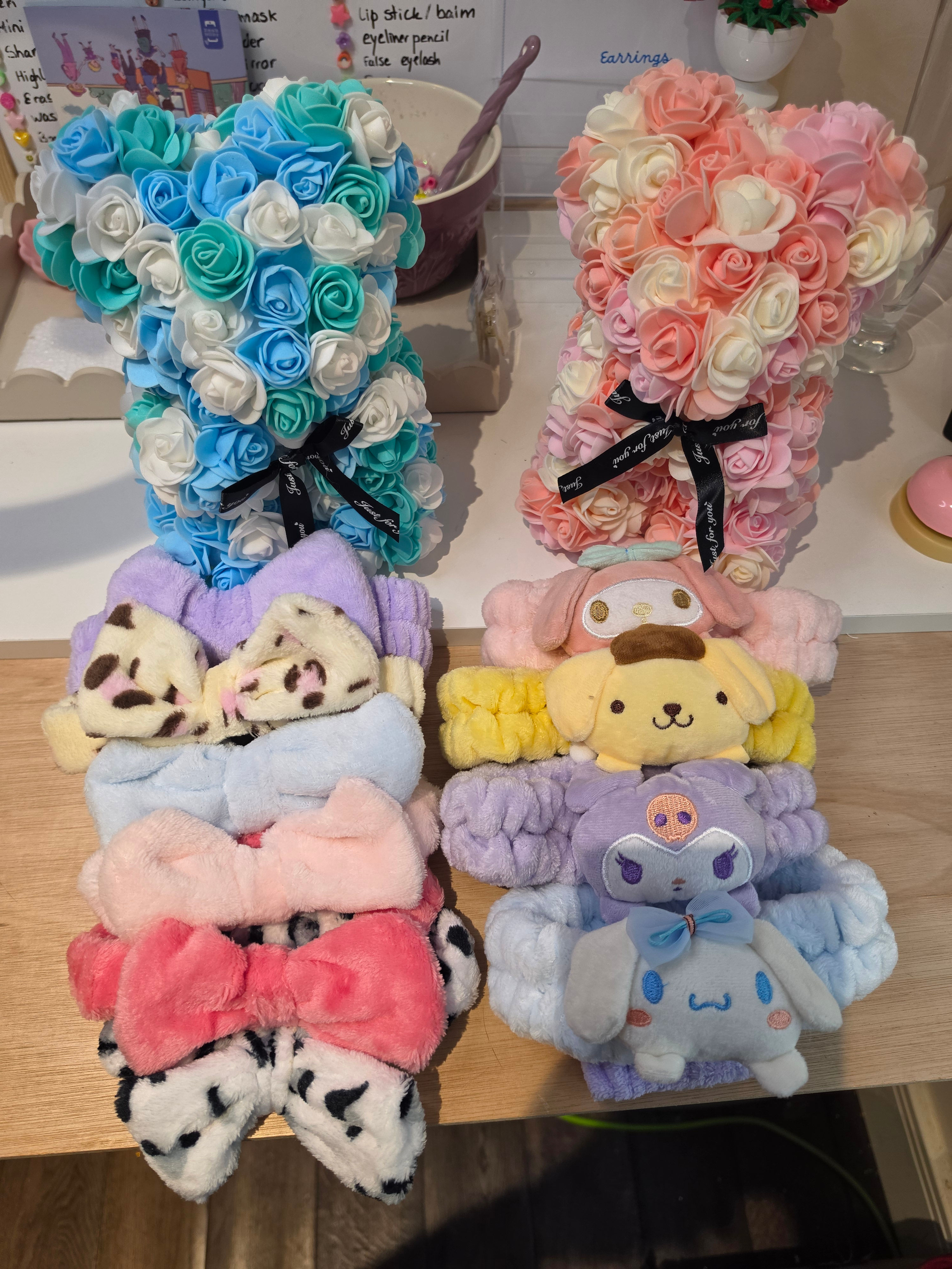 🎀🧼 Washcloth Headbands for Women 💖✨