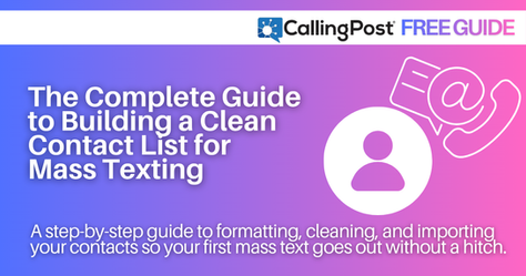 Clean Contact List for Mass Texting