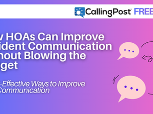 HOA communication
