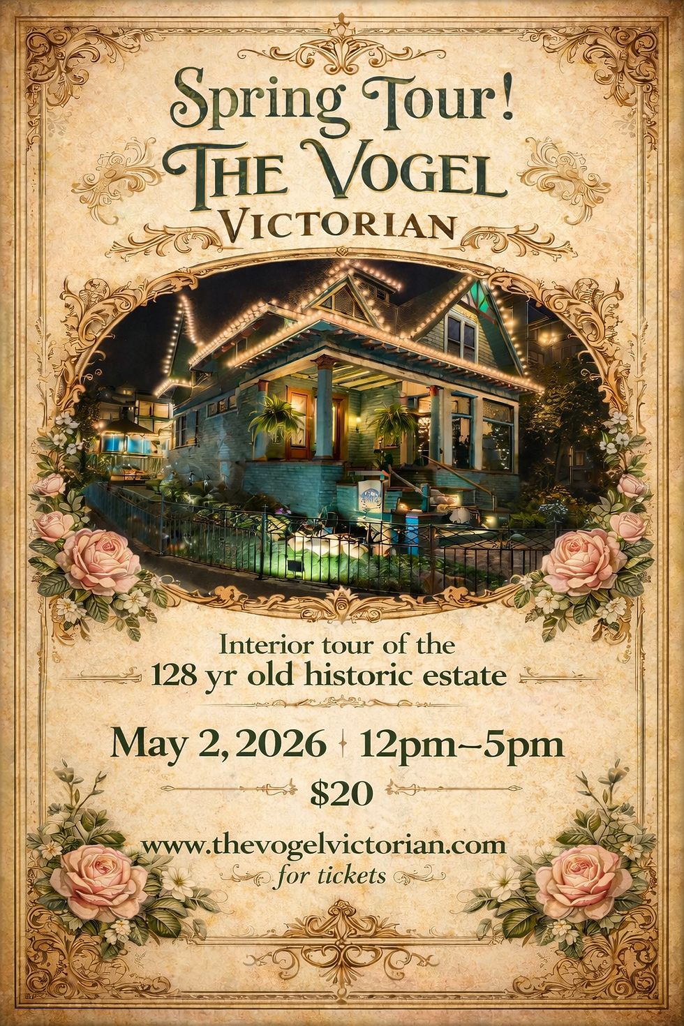 Vogel Victorian Home Spring Tour: MAY 2