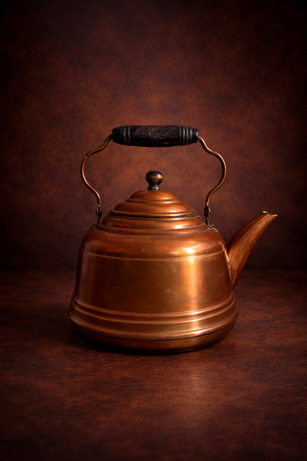 Vintage Revere Ware copper tea kettle
