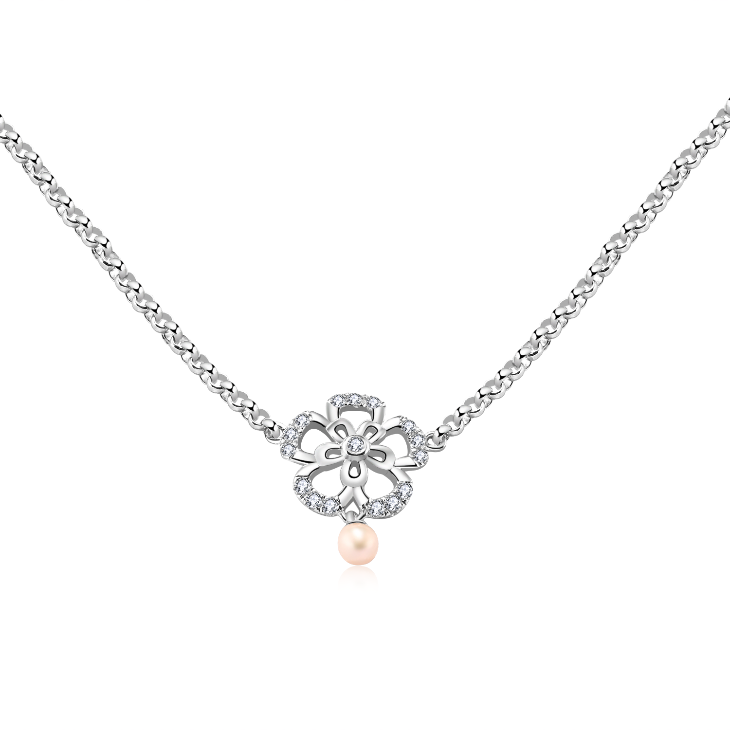 花形小珍珠手鏈