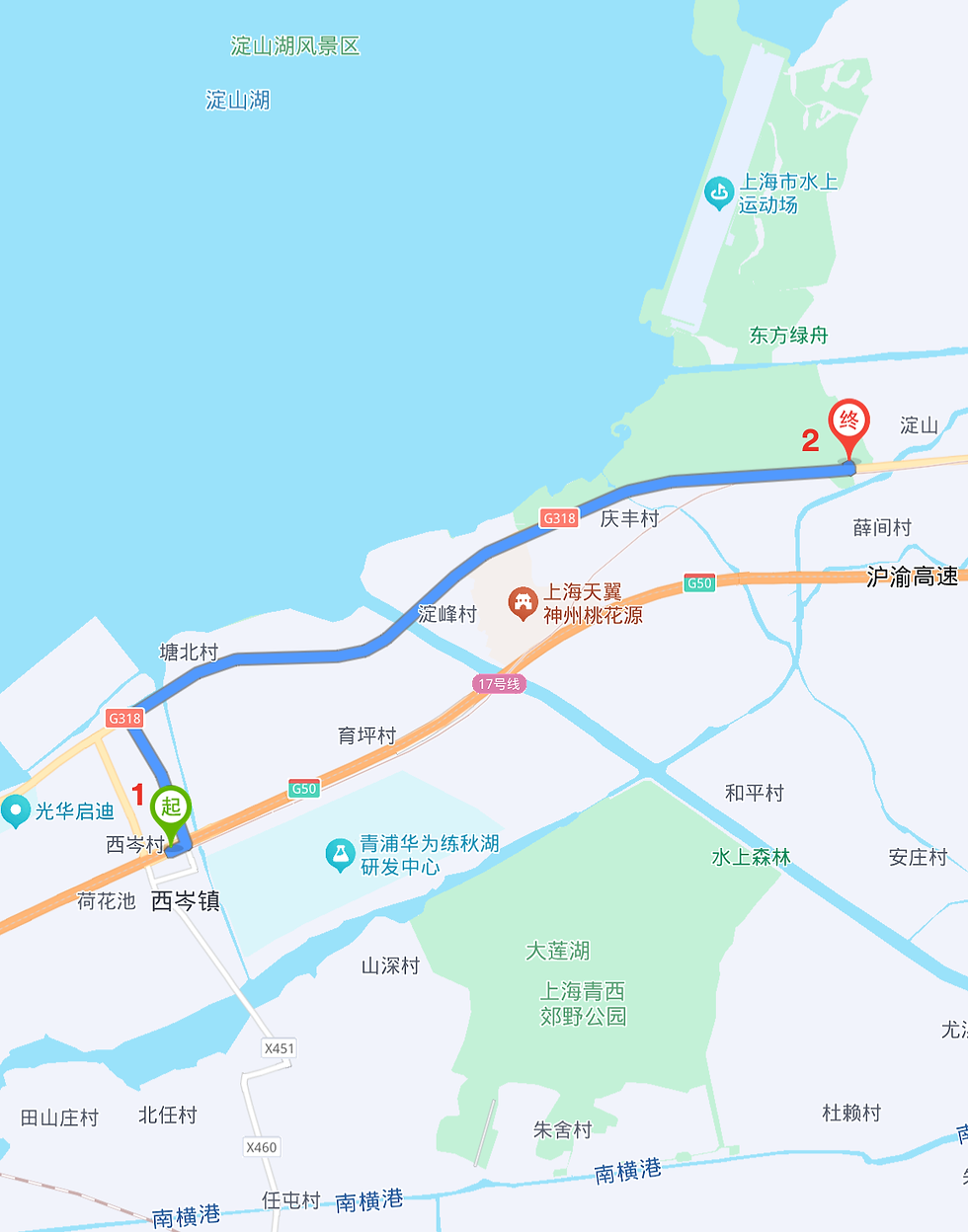 Map of Shanghai Tour 12 Destinations