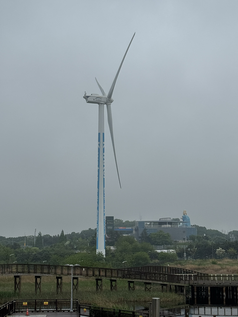 Windmills near the Sea