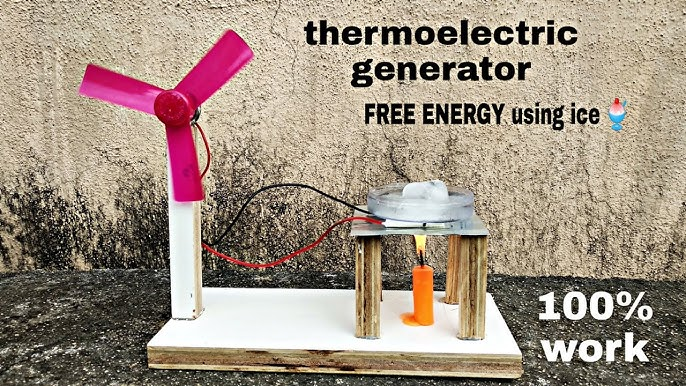 How to make thermoelectric generator at home | thermoelectric fan DIY (mugi Studios)