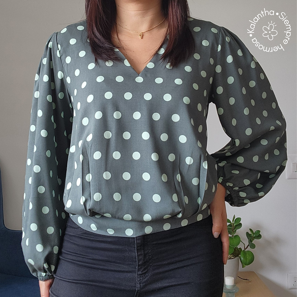 Blusa Lunares Chalis - POMPÓN