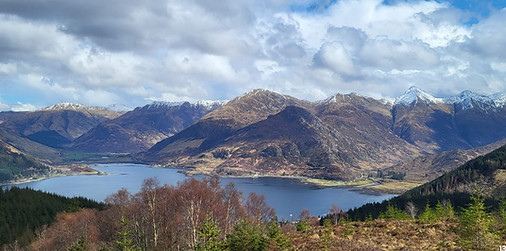 Five Sisters of Kintail and Loch Duich, visited on a private tour with Drummond Scottish Tours.